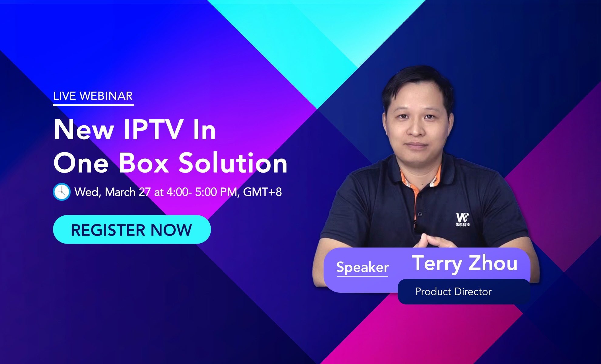 Live Webinar - New IPTV In One Box Solution